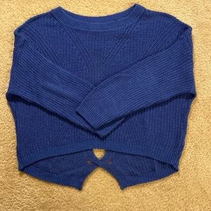 Express Sweater with cut outs